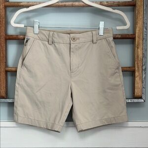 Boys Vinyard Vines performance shorts size 12 khaki